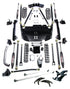 Jeep Wrangler TJ 1997-2010, TeraFlex LWB 5in Pro LCG Long Arm Suspension System with High Steer and 9550 VSS Twin-Tube Shocks