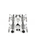 Jeep Wrangler JK 2-Door 2007-2018, TeraFlex 4in Coil Spring Base Lift Kit with 9550 VSS Twin-Tube Shocks