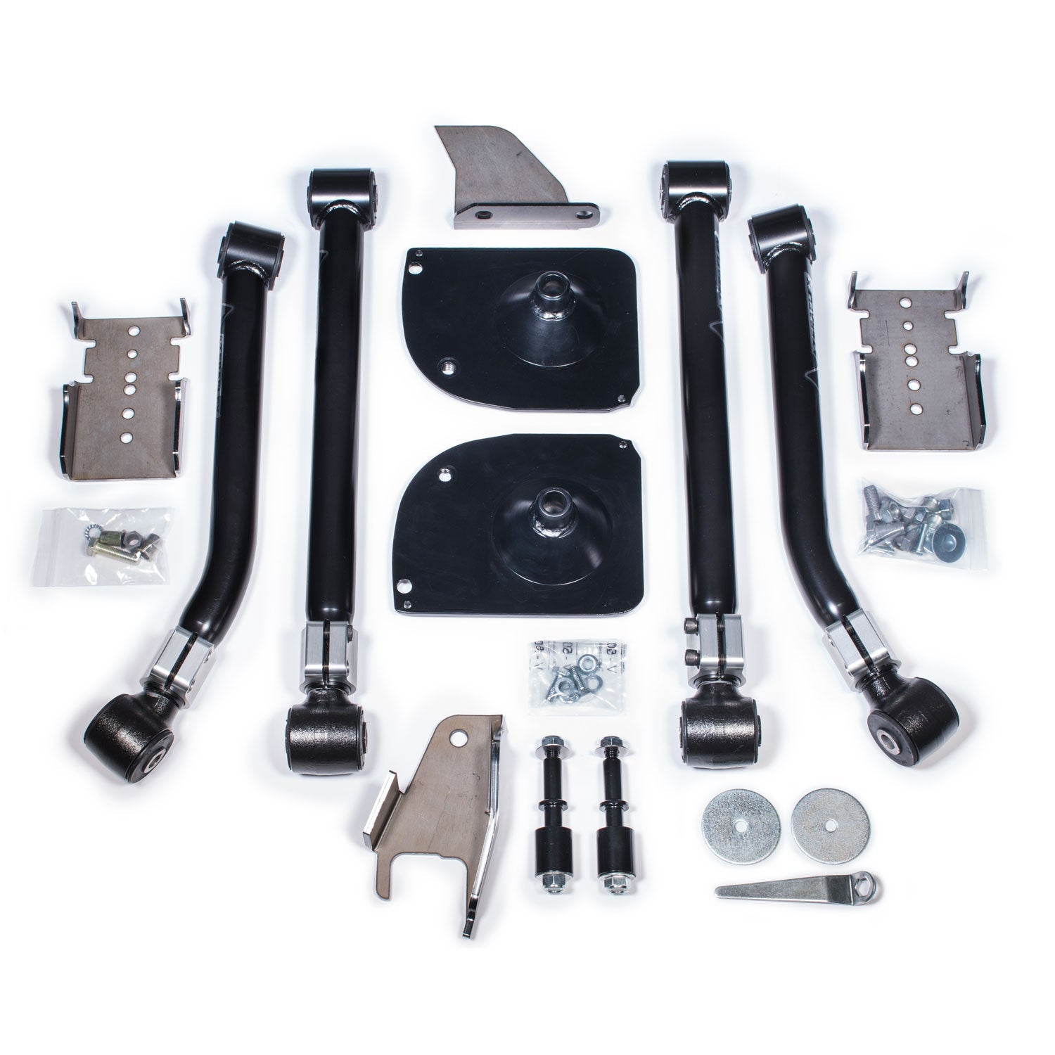 Jeep Wrangler JK 2007-2018, TeraFlex 2in Alpine Rear Stretch Kit, 4-Arm, 0-4in Lift