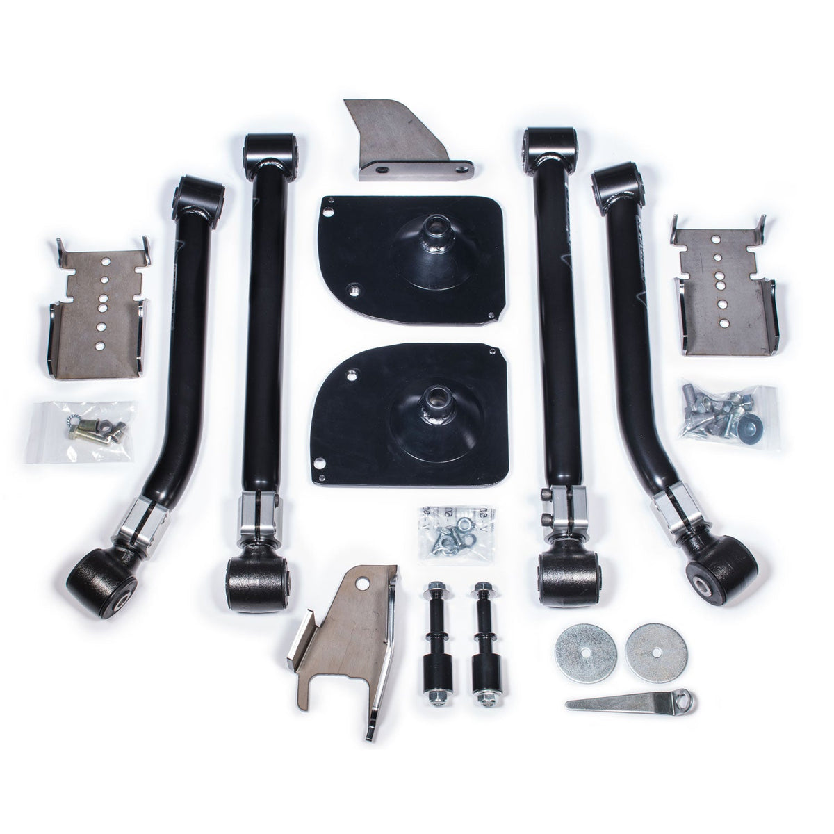 Jeep Wrangler JK 2007-2018, TeraFlex 2in Alpine Rear Stretch Kit, 4-Arm, 0-4in Lift