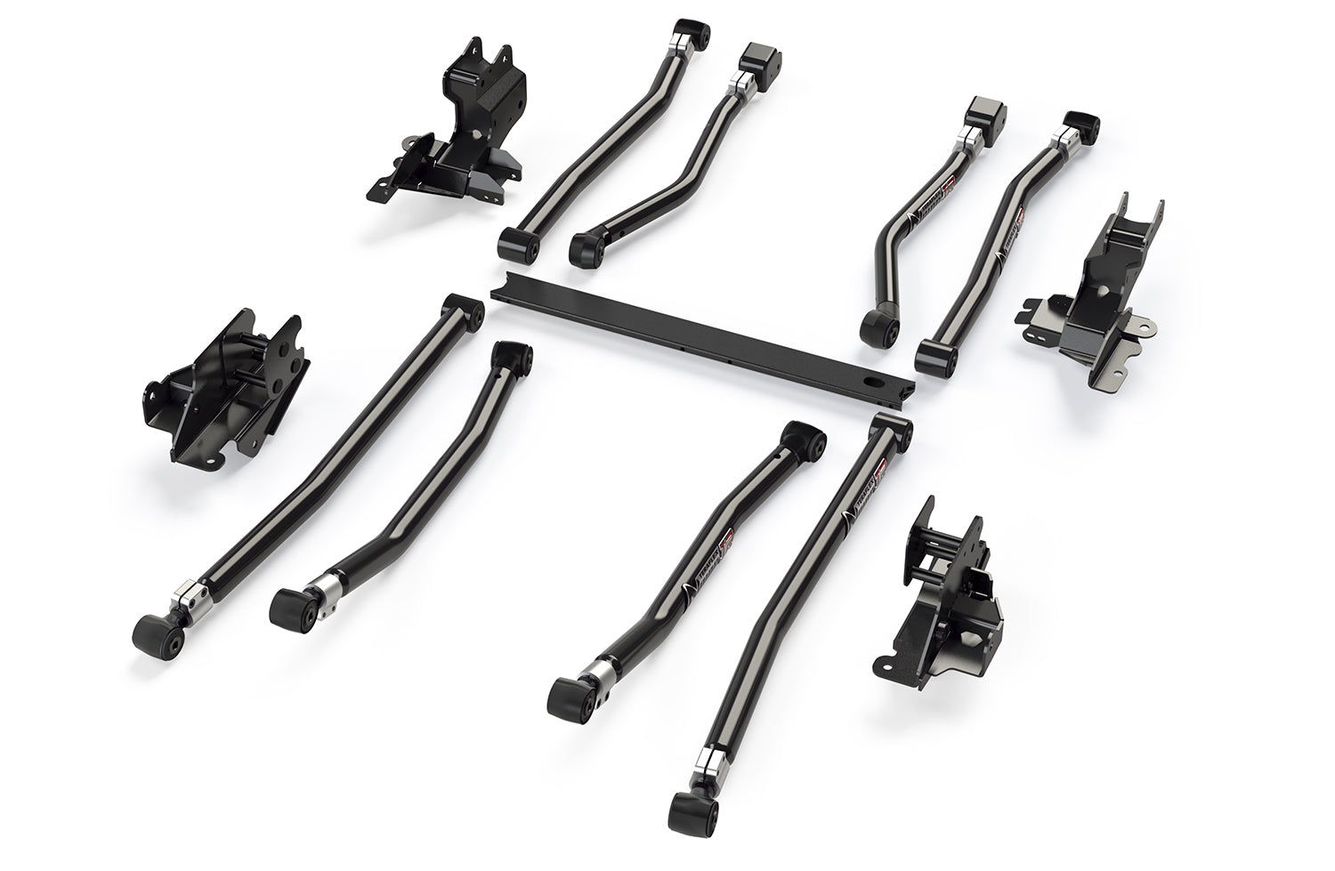 Jeep Wrangler JK/JL 4-Door 2007-2026, TeraFlex Alpine IR Long Arm and Bracket Kit, 8-Arm, 3-6in Lift