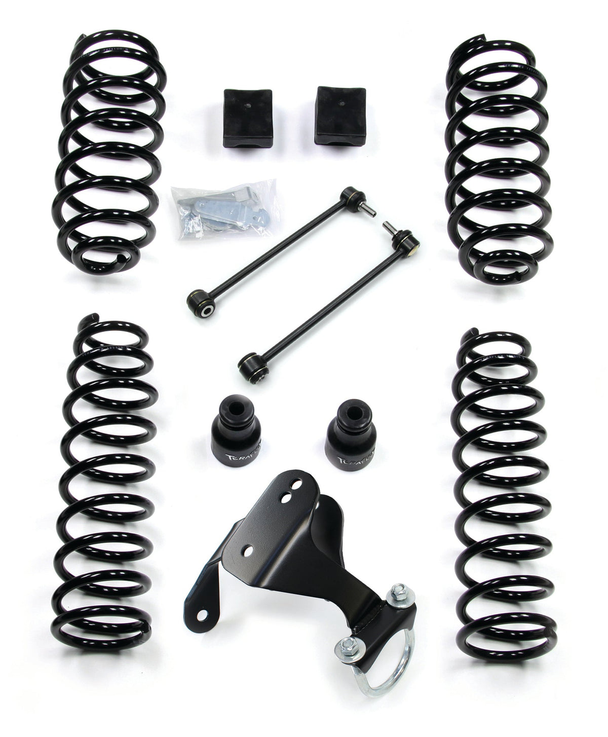 Jeep Wrangler Unlimited JKU 4-Door 2007-2018, TeraFlex 2.5in Coil Spring Base Lift Kit, No Shocks or Shock Extensions