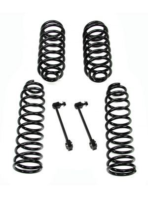 Jeep Wrangler JK 2-Door 2007-2018, TeraFlex 1.5in Coil Spring Lift Kit, No Shocks