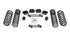 Jeep Wrangler JK/JL 4-Door 2007-2026, TeraFlex 2.5in Coil Spring Base Lift Kit, No Shocks