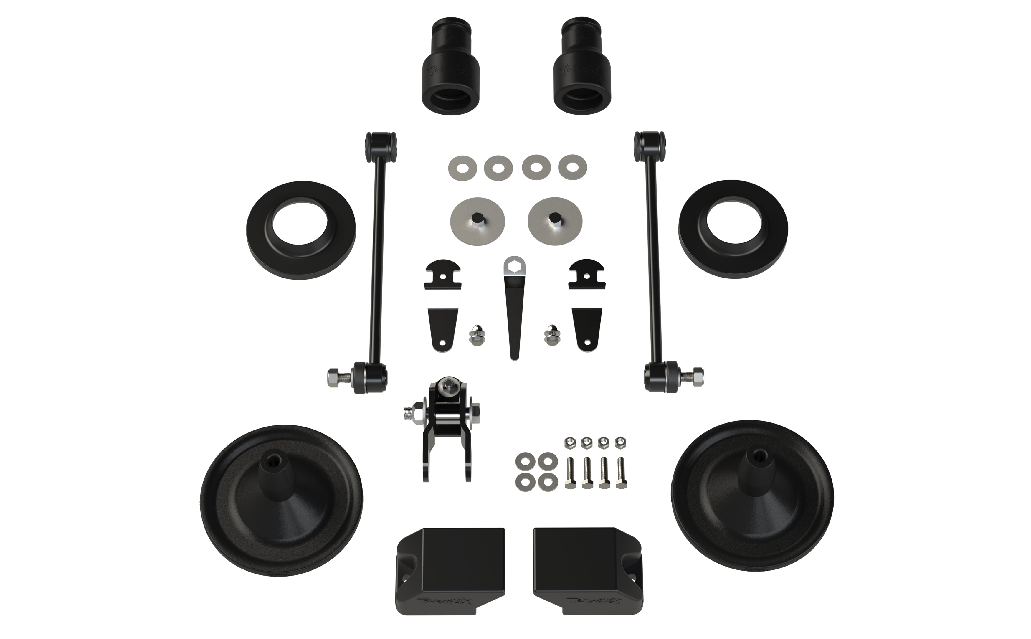 Jeep Wrangler JK 2007-2018, TeraFlex 2.5in Performance Spacer Lift Kit, No Shocks or Shock Extensions