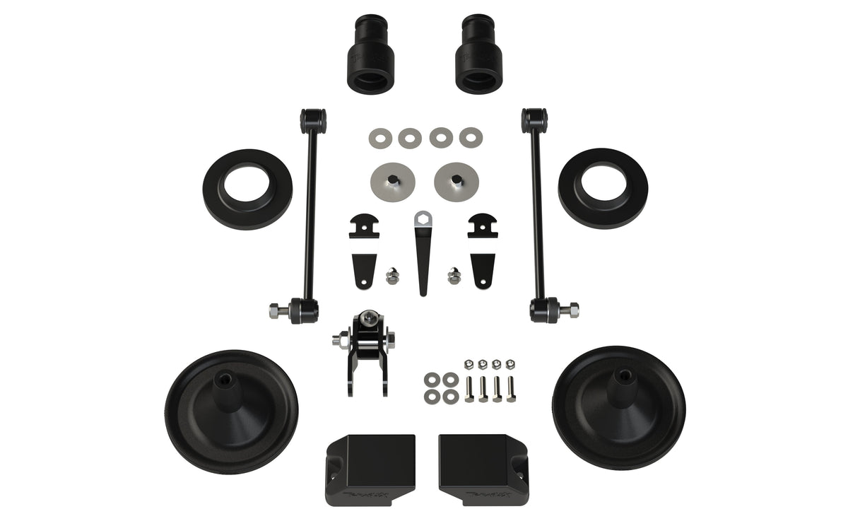 Jeep Wrangler JK 2007-2018, TeraFlex 2.5in Performance Spacer Lift Kit, No Shocks or Shock Extensions