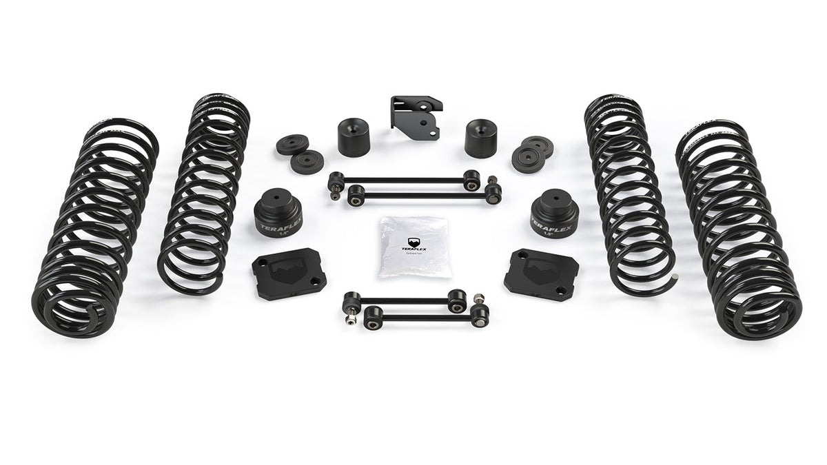 Jeep Wrangler JK 2007-2018 & Gladiator JT 2020-2026, TeraFlex 3.5in Coil Spring Base Lift Kit, No Shocks
