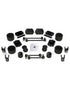 Jeep Wrangler JK/JL 4-Door 2007-2021, TeraFlex Sport/Sahara 2.5in Performance Spacer Lift Kit with Shock Extensions
