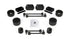 Jeep Wrangler JK/JL 2-Door 2007-2026, TeraFlex Rubicon 2.5in Performance Spacer Lift Kit, No Shocks or Extensions