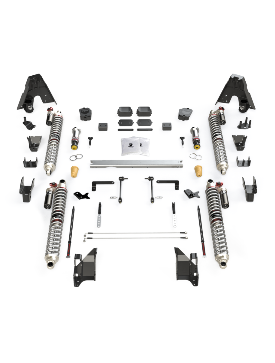 Jeep Wrangler JL 4-Door 2018-2026, TeraFlex Alpine RT Coilover Upgrade Kit, 3.0L Diesel, F60/R60 Axles