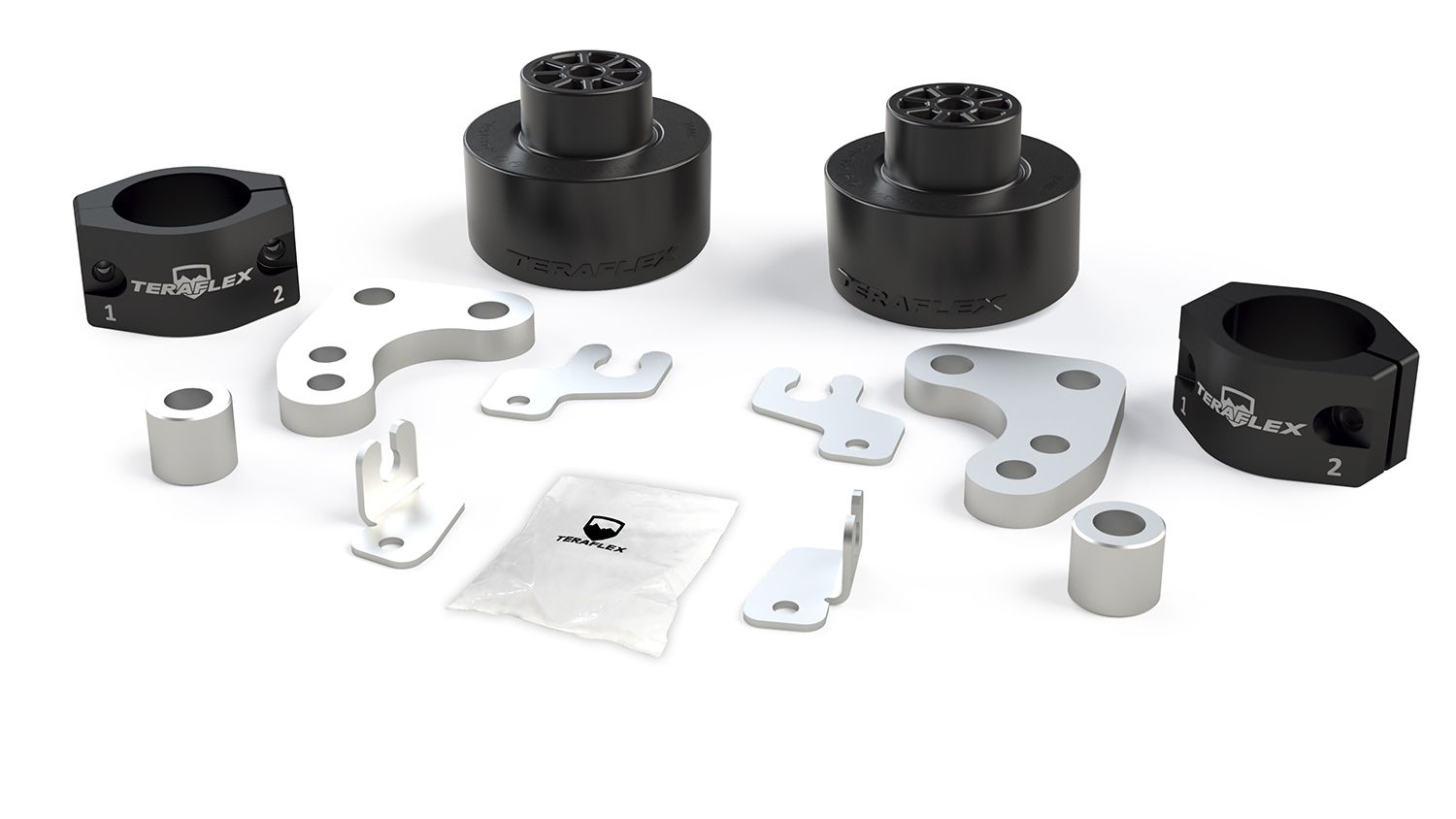 Jeep Cherokee KL 2014-2022, TeraFlex 2in Performance Spacer Lift Kit