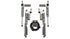 Jeep Gladiator JT 2020-2026, Falcon SP2 3.5 e-Adjust Piggyback Shock Kit, 0-1.5in Lift