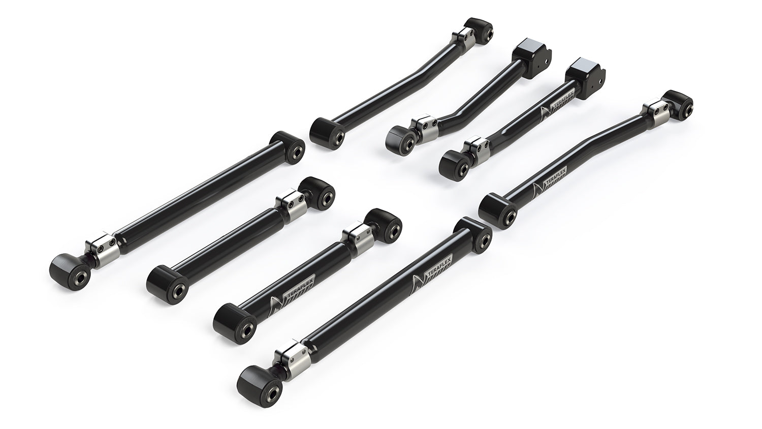 Jeep Wrangler JK 2007-2018 & Gladiator JT 2020-2026, TeraFlex Alpine Short Arm Kit, 8-Arm, 0-4.5in Lift