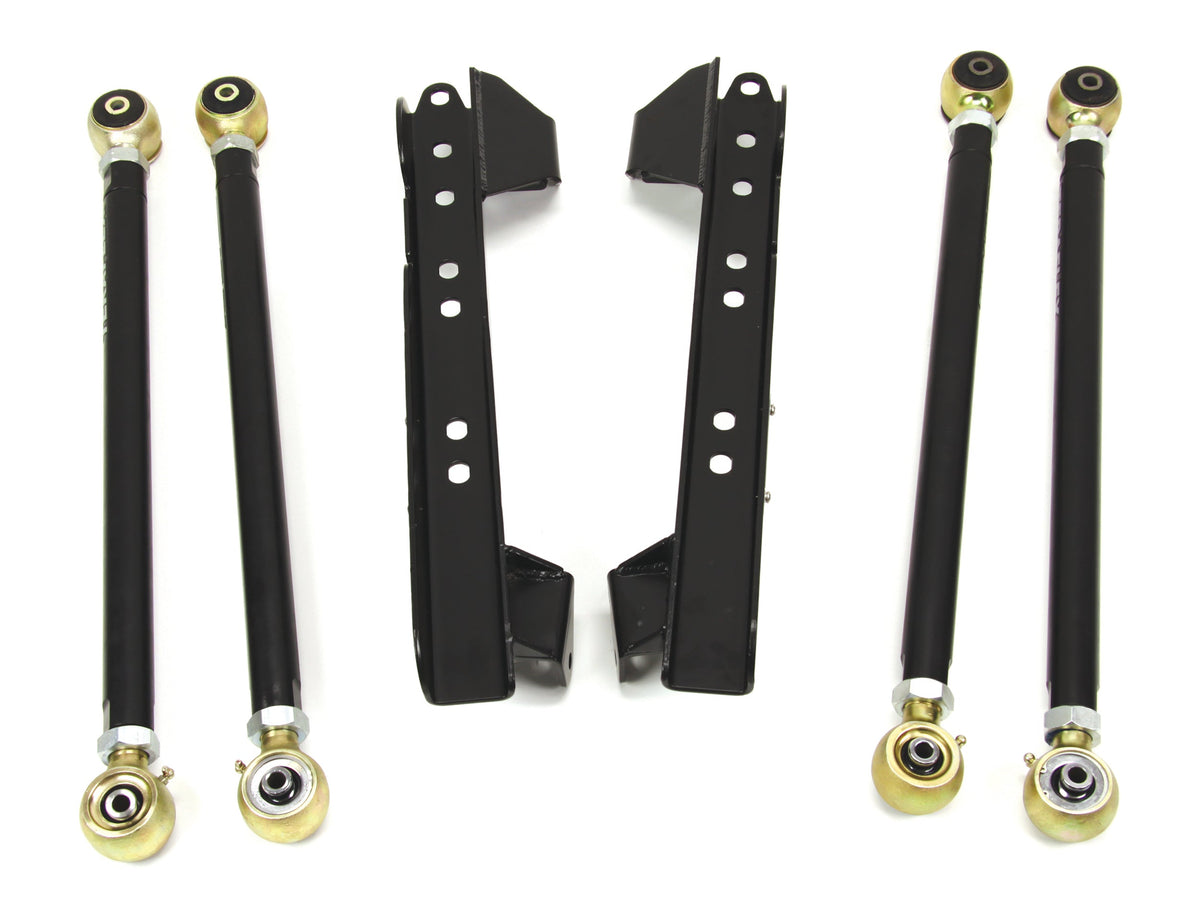 Jeep Wrangler TJ 1997-2006, TeraFlex SWB LCG Long Arm and Bracket Upgrade Kit, Lower, 3-5in Lift