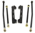 Jeep Wrangler TJ Unlimited LWB 1997-2006, TeraFlex LCG Lower Long Arm and Bracket Upgrade Kit, 3-5in Lift