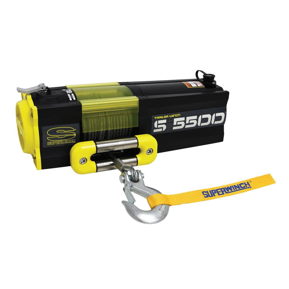 Superwinch S5500 Trailer Winch, 5,500 lb, 12V DC, view 3