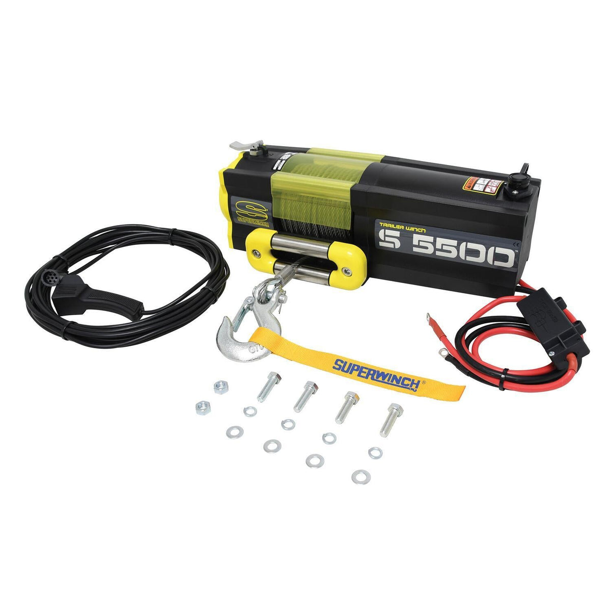 Superwinch S5500 Trailer Winch, 5,500 lb, 12V DC, view 5