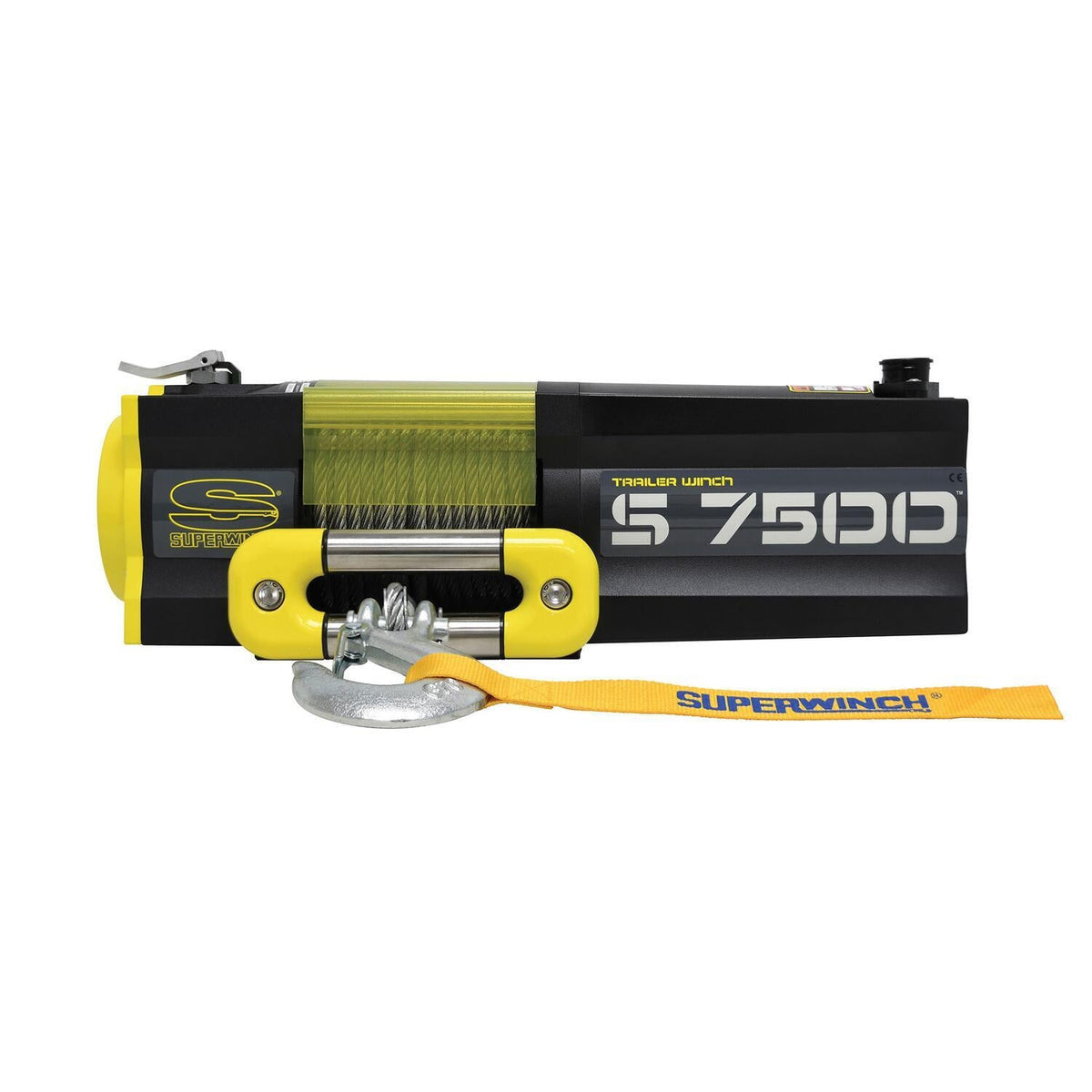 Superwinch S7500 Trailer Winch, 7,500 lb, 12V DC, view 3