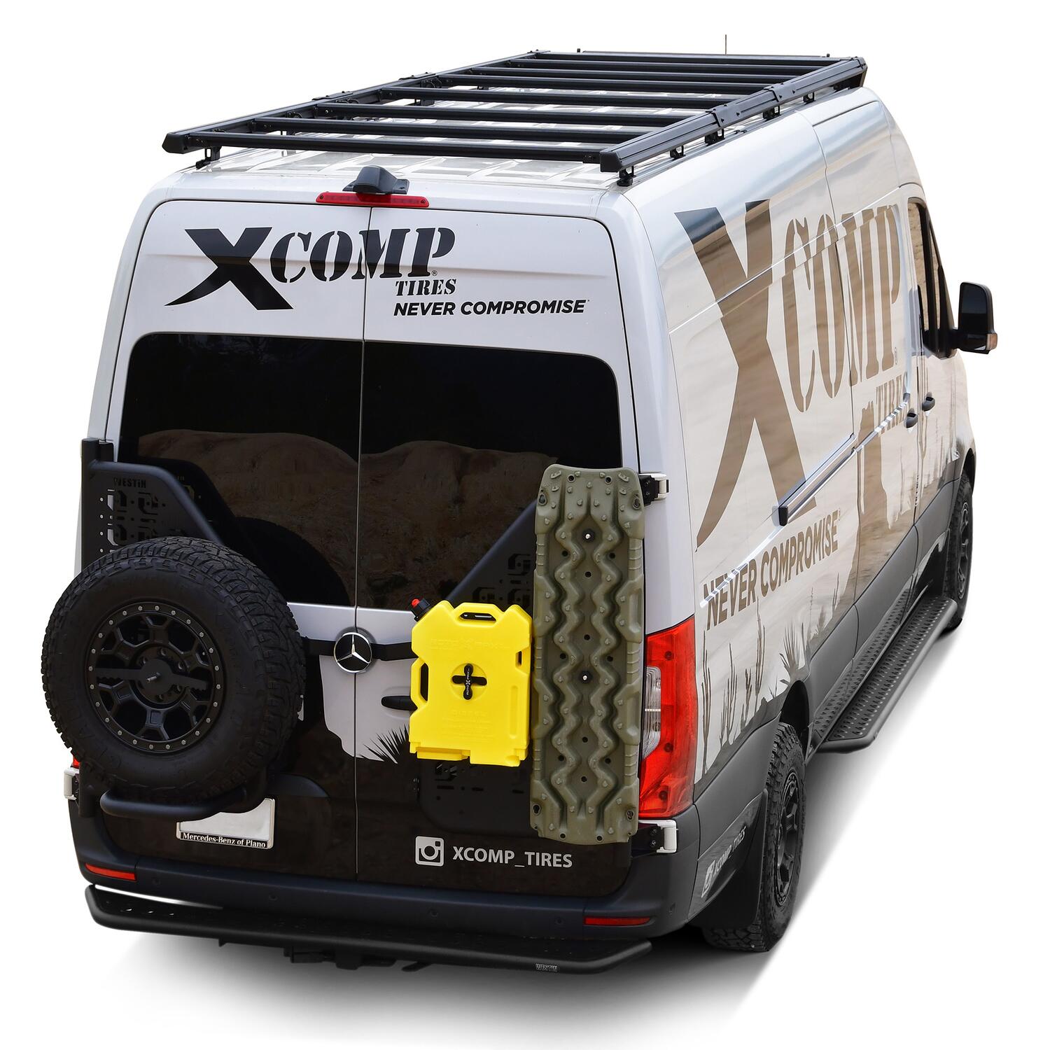 Mercedes-Benz Sprinter 1500 2019-2023 & 2500/3500/3500XD 2019-2026 & 4500 2019-2025, Westin Mesa Roof Rack, High Roof, 144in Wheelbase, view 4