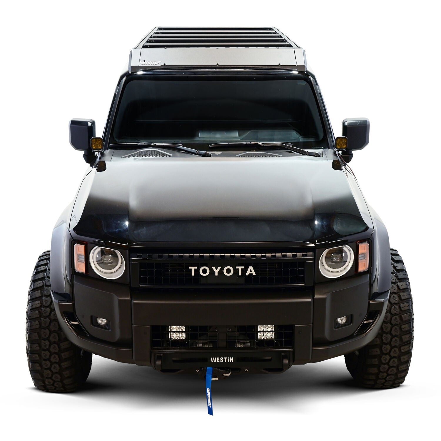 Toyota Land Cruiser 250 Series 2024-2026, Westin Mesa Roof Rack, Textured Black, view 9