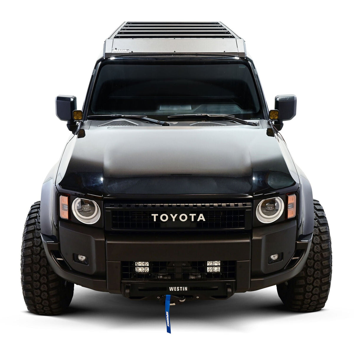 Toyota Land Cruiser 250 Series 2024-2026, Westin Mesa Roof Rack, Textured Black, view 9