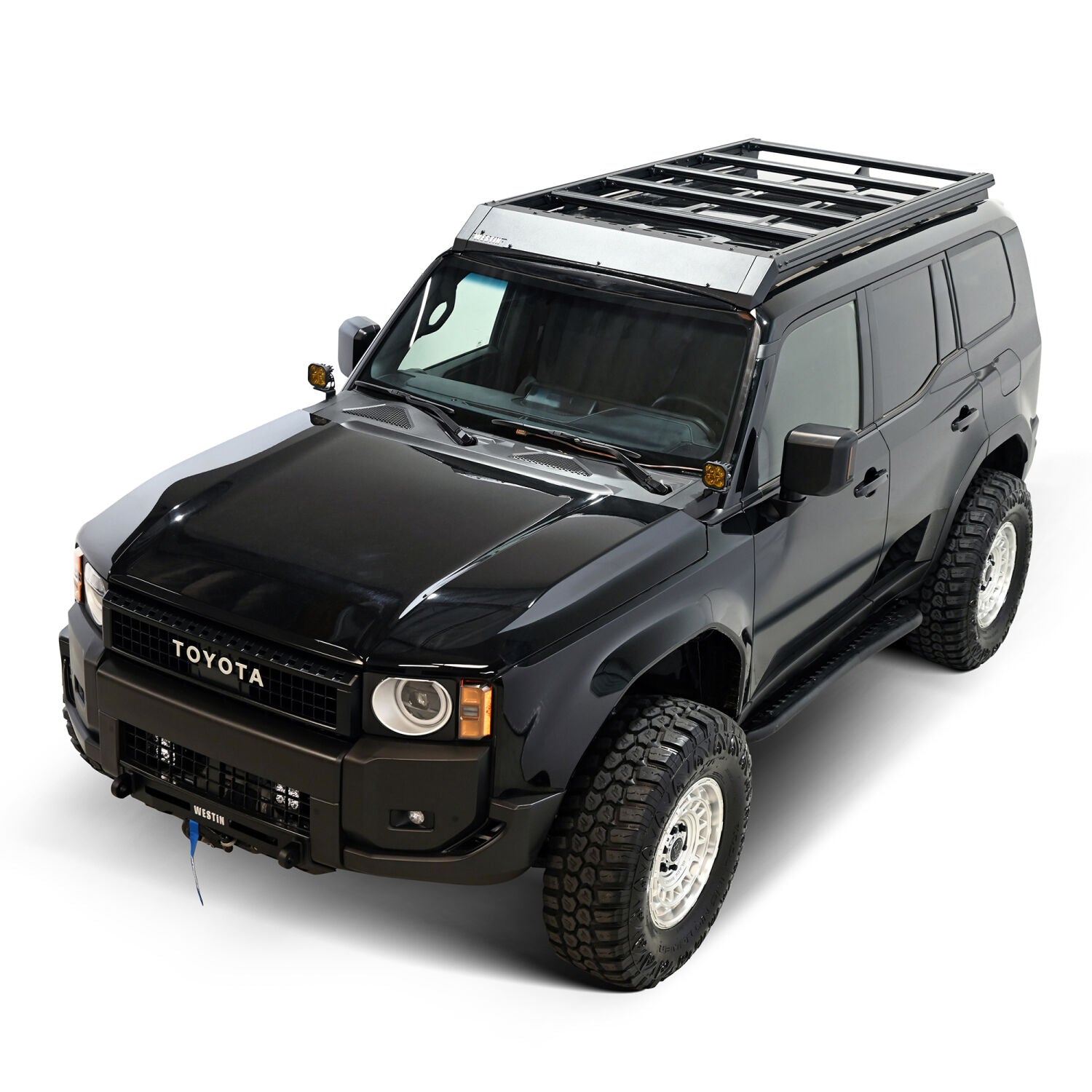 Toyota Land Cruiser 250 Series 2024-2026, Westin Mesa Roof Rack, Textured Black, view 10