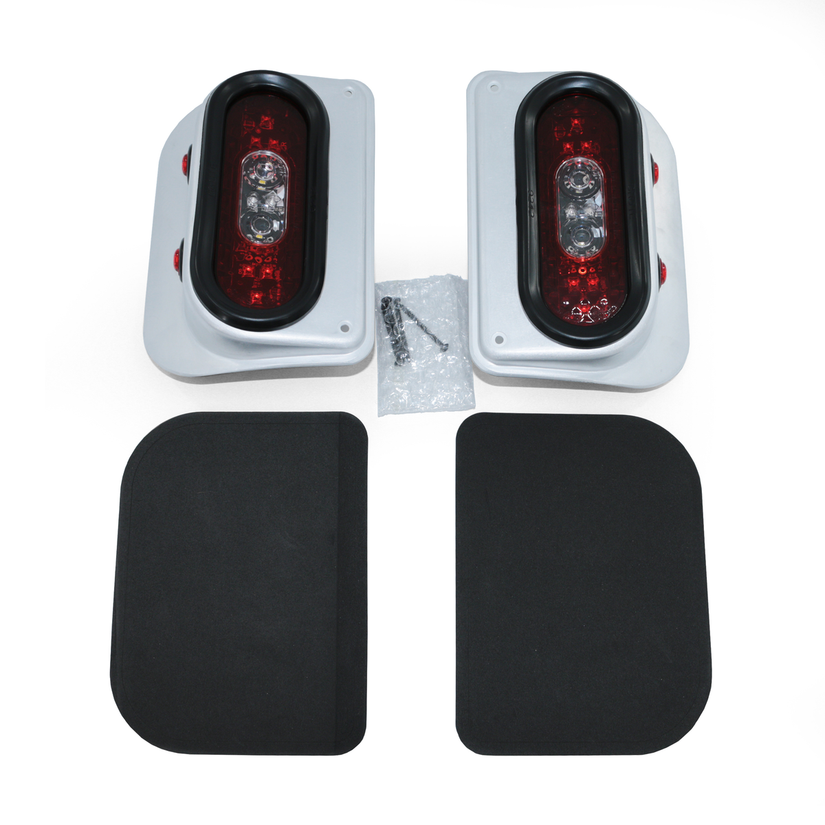 Jeep Wrangler JK 2007-2018, Combat Off Road Tail Gunner LED Tail Lights, Raw, view 2