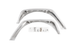 Jeep Wrangler JK 2007-2018, Combat Off Road Full Assault Aluminum Fender Kit, Rear, Raw, view 2