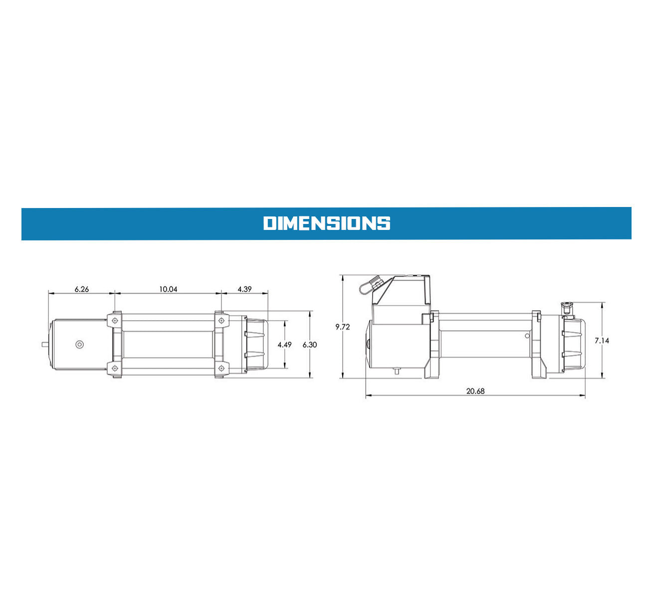 Superwinch Tiger Shark 11500 Winch, 11,500 lb, 12V DC, view 11