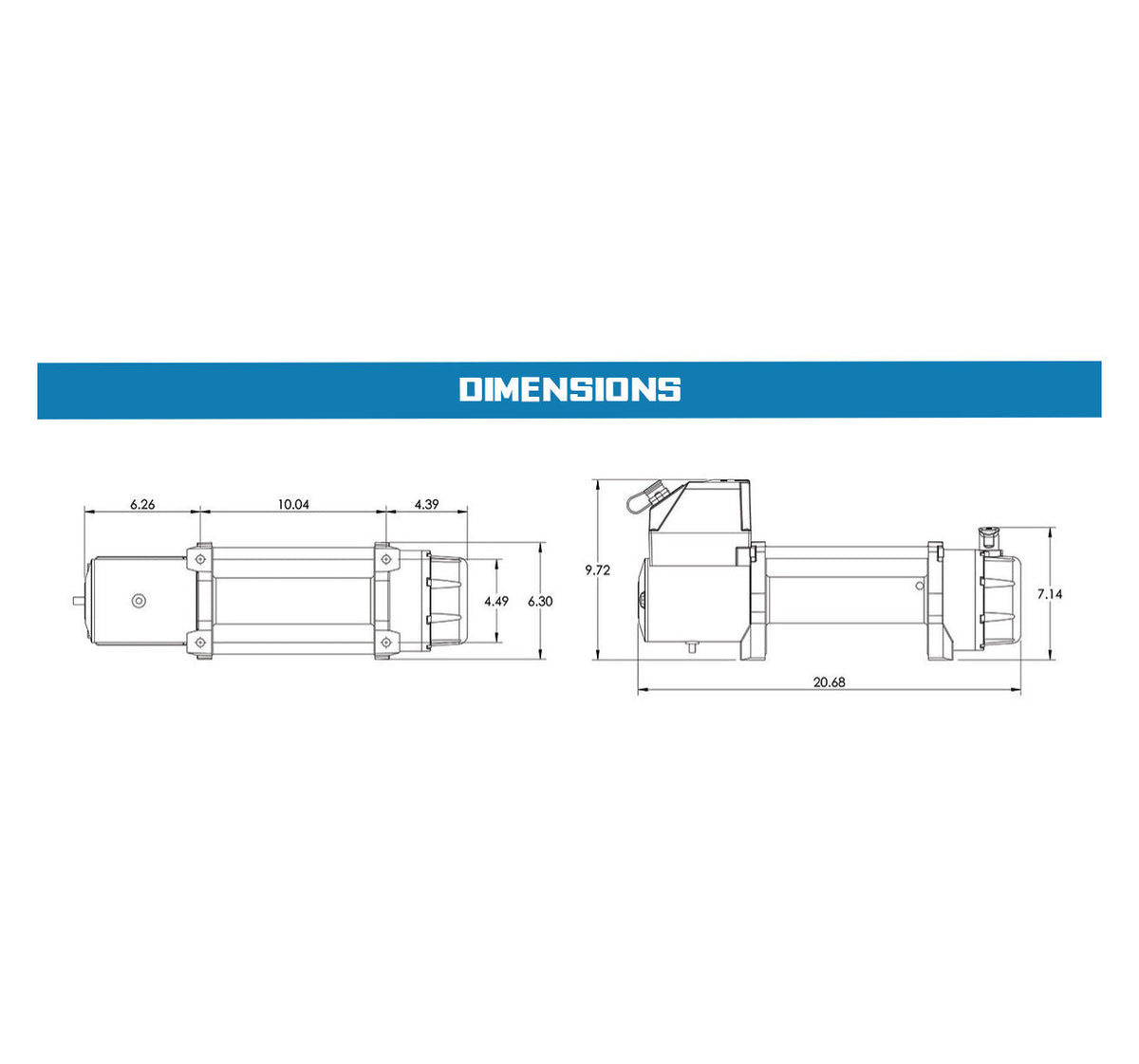 Superwinch Tiger Shark 11500 Winch, 11,500 lb, 12V DC, view 11