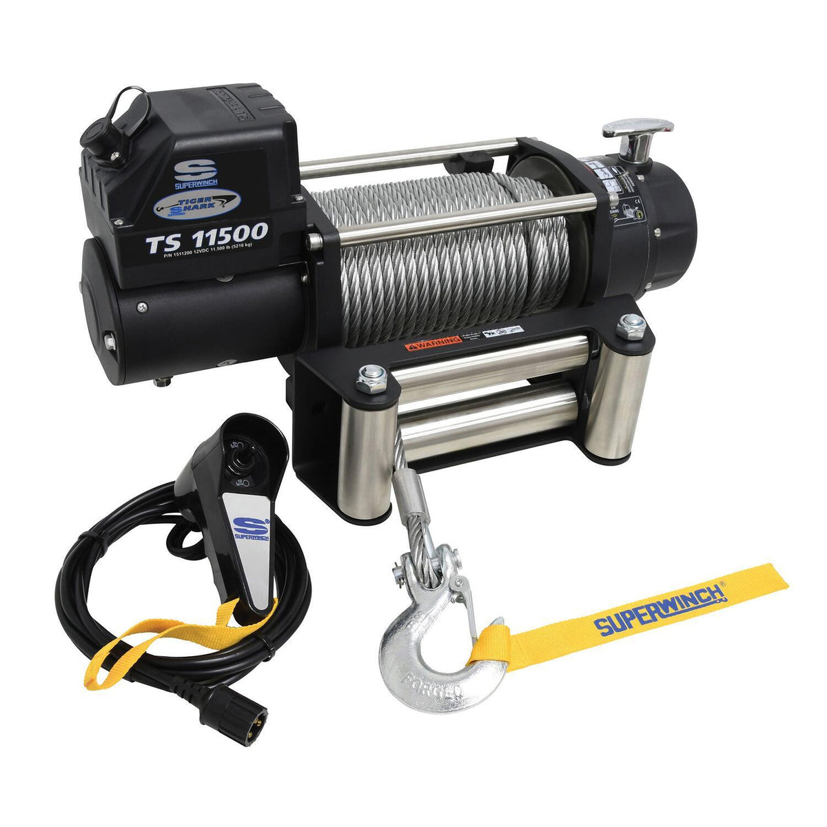 Superwinch Tiger Shark 11500 Winch, 11,500 lb, 12V DC, view 2