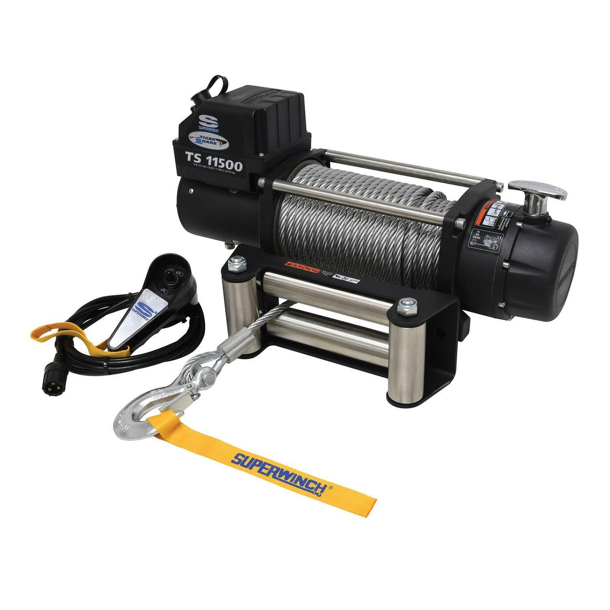 Superwinch Tiger Shark 11500 Winch, 11,500 lb, 12V DC, view 3
