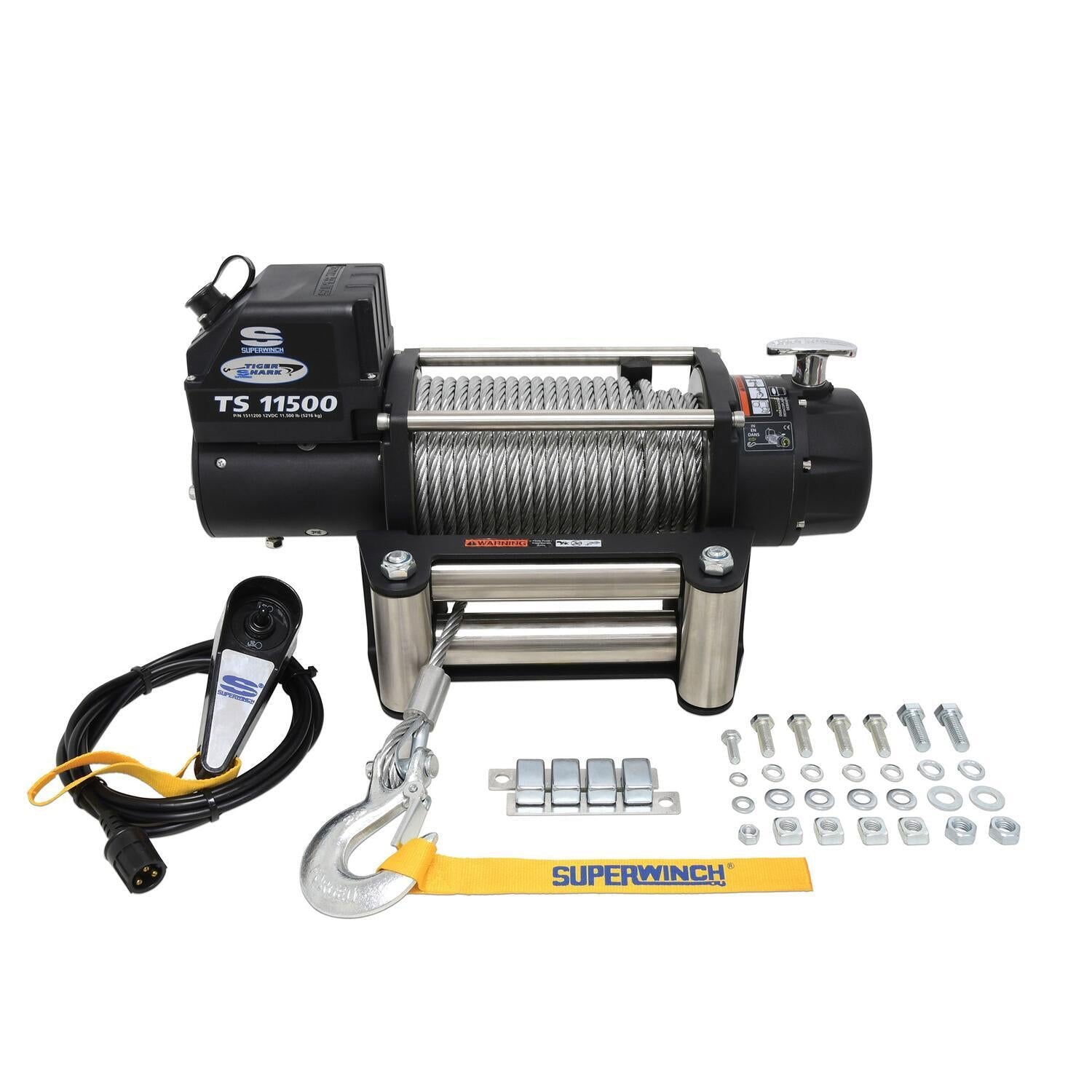 Superwinch Tiger Shark 11500 Winch, 11,500 lb, 12V DC, view 4