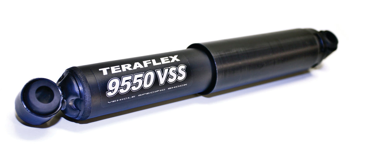 Jeep Wrangler TJ 1997-2006 & JK 2007-2018, TeraFlex 9550 VSS Steering Stabilizer, Stock Tie Rod
