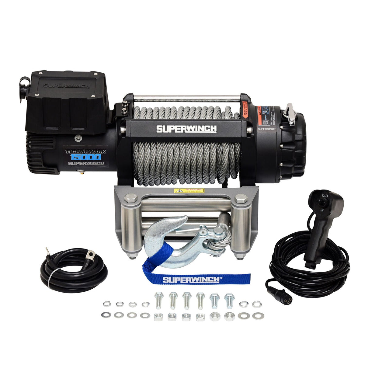 Superwinch Tiger Shark 15000 Winch, 15,000 lb, 12V DC, view 9