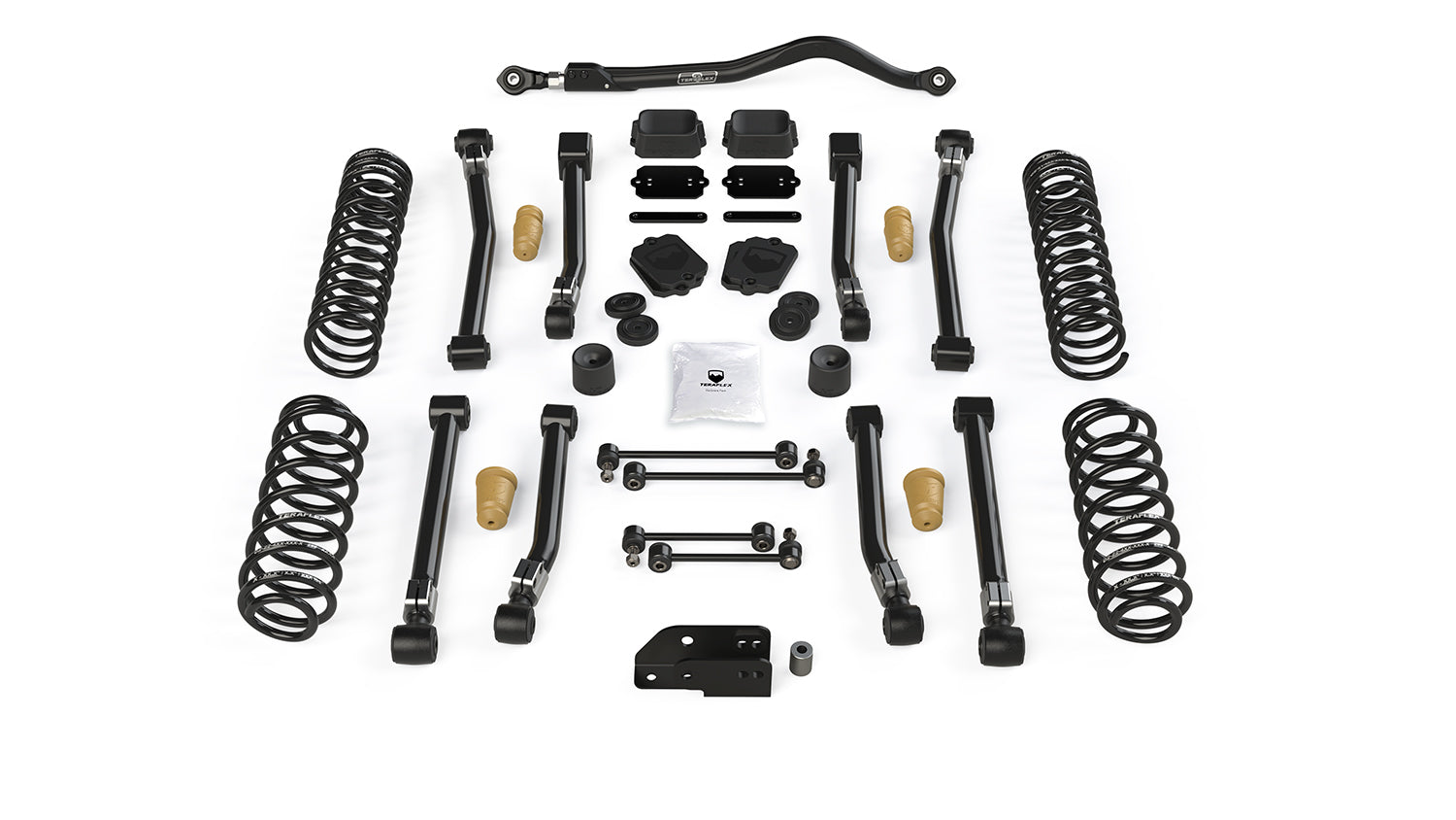 Jeep Wrangler JK/JL 2-Door 2007-2021, TeraFlex Alpine CT2 2.5in Short Arm Suspension System, No Shocks