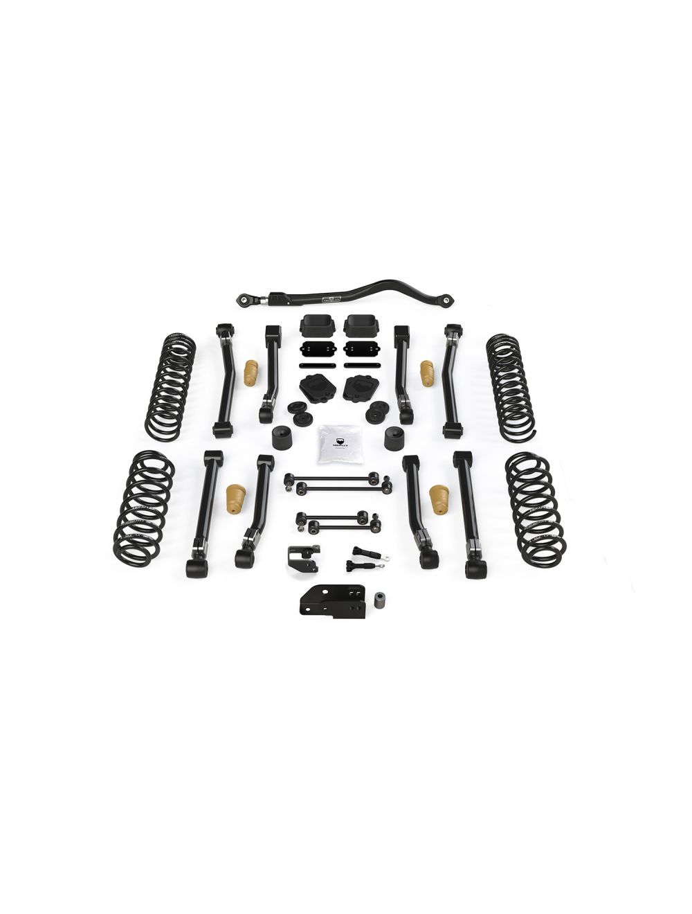 Jeep Wrangler JL 4-Door 2018-2026, TeraFlex 3.5in Alpine CT3 Short Arm Suspension System, 392, No Shocks