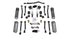 Jeep Wrangler JK/JL 2-Door 2007-2021, TeraFlex Alpine RT2 2.5in Short Arm Suspension System, No Shocks