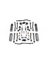 Jeep Wrangler JL 4-Door 2018-2026, TeraFlex 3.5in Alpine RT3 Short Arm Suspension System, 392, No Shocks