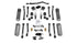 Jeep Wrangler JK/JL 2-Door 2007-2026, TeraFlex 3.5in Alpine RT3 Short Arm Suspension System, No Shocks