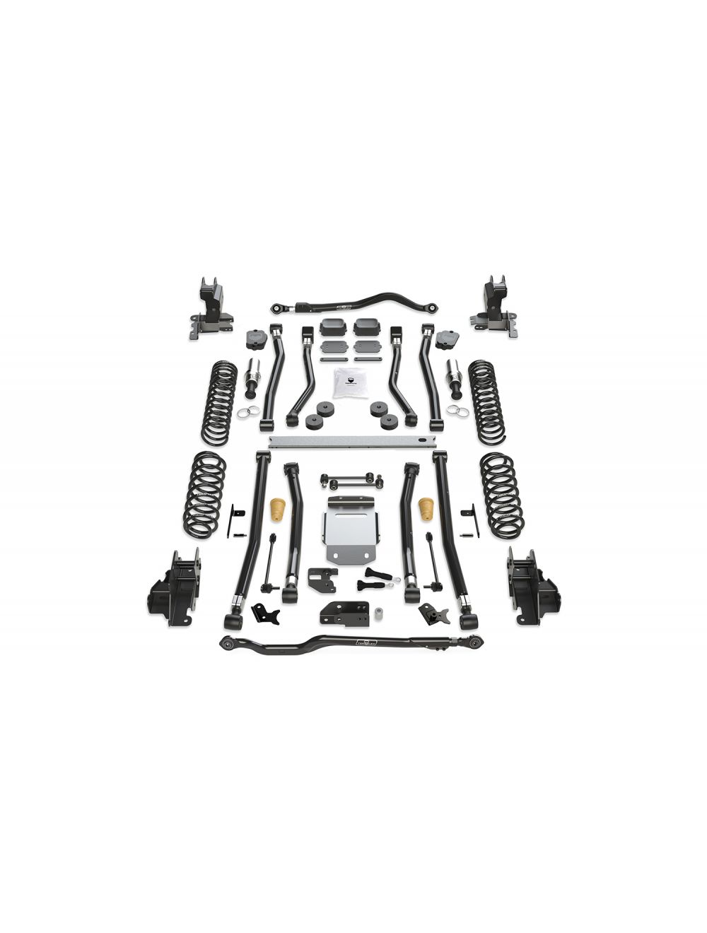 Jeep Wrangler JL 4-Door 2018-2026, TeraFlex 3.5in Alpine RT3 Long Arm Suspension System, 392, No Shocks
