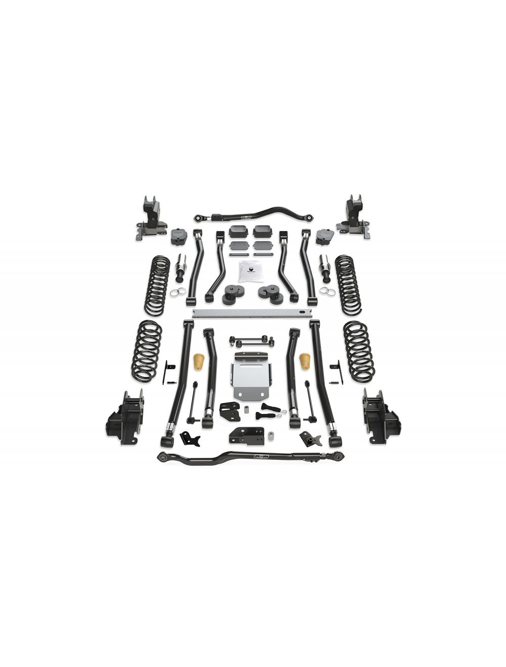 Jeep Wrangler JL 4-Door 2018-2026, TeraFlex 4.5in Alpine RT4 Long Arm Suspension System, 392, No Shocks