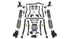 Jeep Wrangler JK/JL 2-Door 2007-2021, TeraFlex Alpine RT4 4.5in Long Arm Suspension System, No Shocks