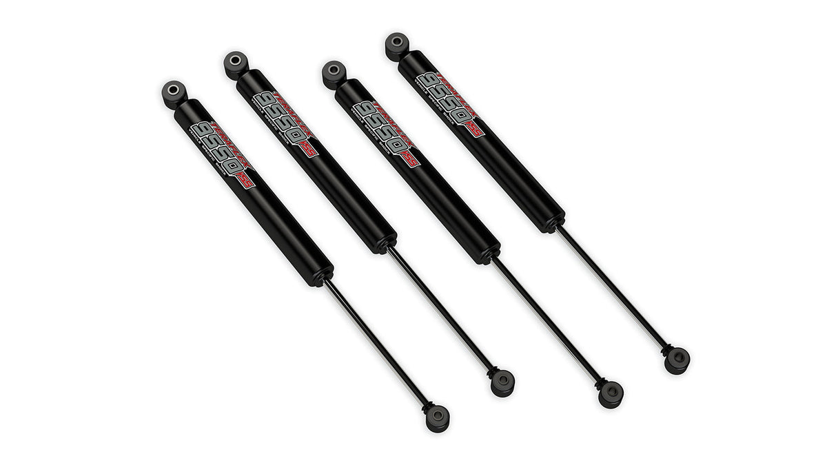 Jeep Wrangler JK/JL 2007-2026, TeraFlex 9550 VSS Twin-Tube Shock Kit, 0-2in Lift