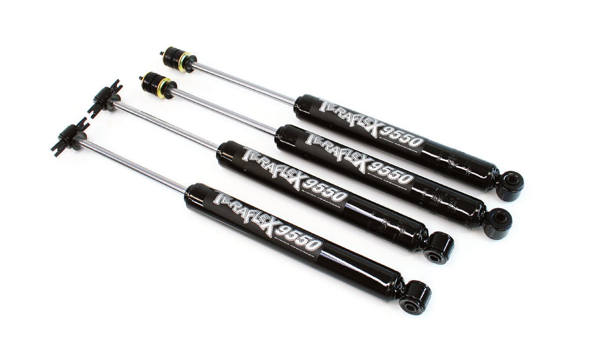Jeep Wrangler JK 2007-2018, TeraFlex 9550 VSS Twin-Tube Shock Kit, 6in Lift