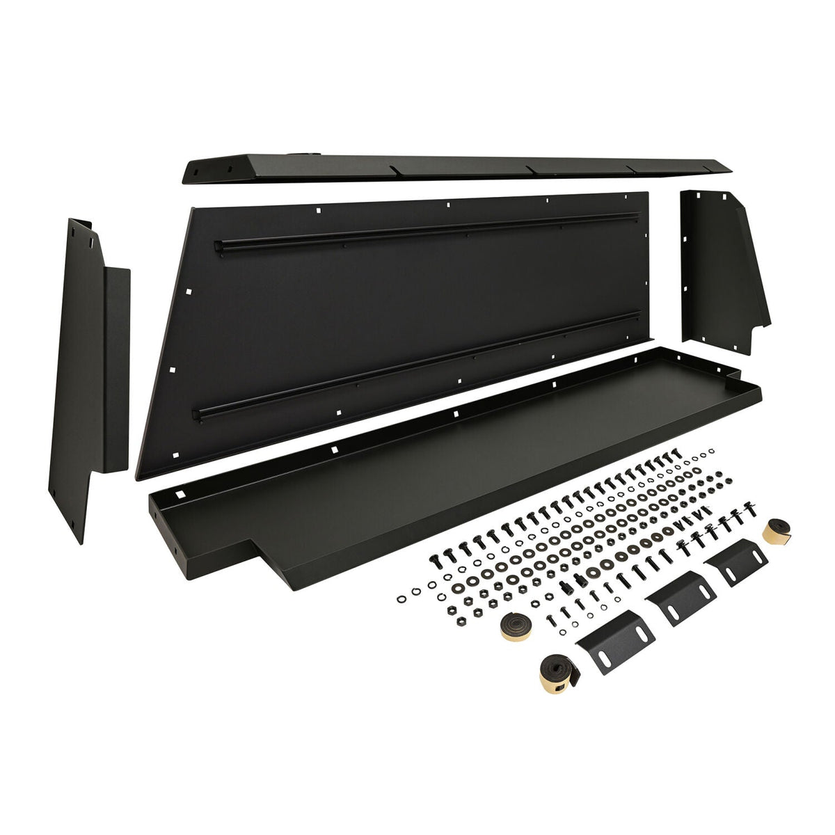 Chevrolet Colorado & GMC Canyon 2015-2022 & Toyota Tacoma 3rd Gen 2016-2023, Westin EXP Truck Cap Toolbox Shell, Passenger Side, Black, view 4