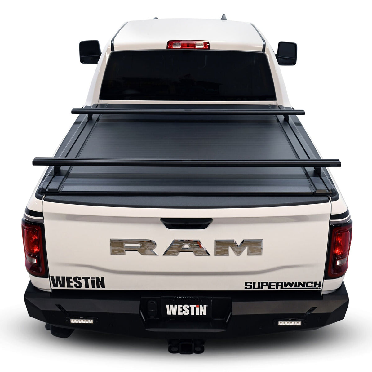 Westin EXP Truck Cap Cross Rails, 73in, Set of 2, view 9