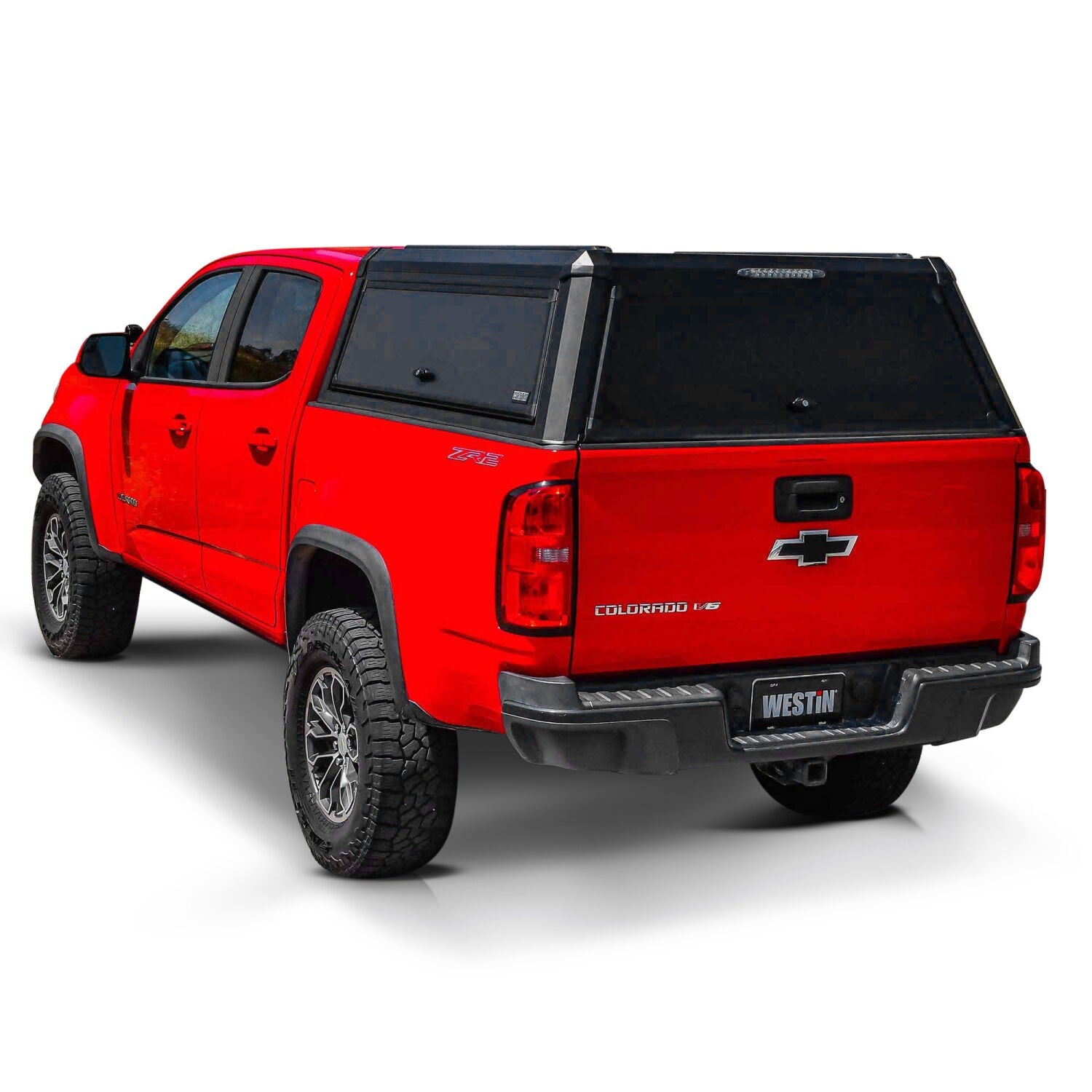 Chevrolet Colorado & GMC Canyon 2015-2022, Westin EXP Truck Cap With Sliding Front Glass, 61.7in/62.7in Bed, Matte Black