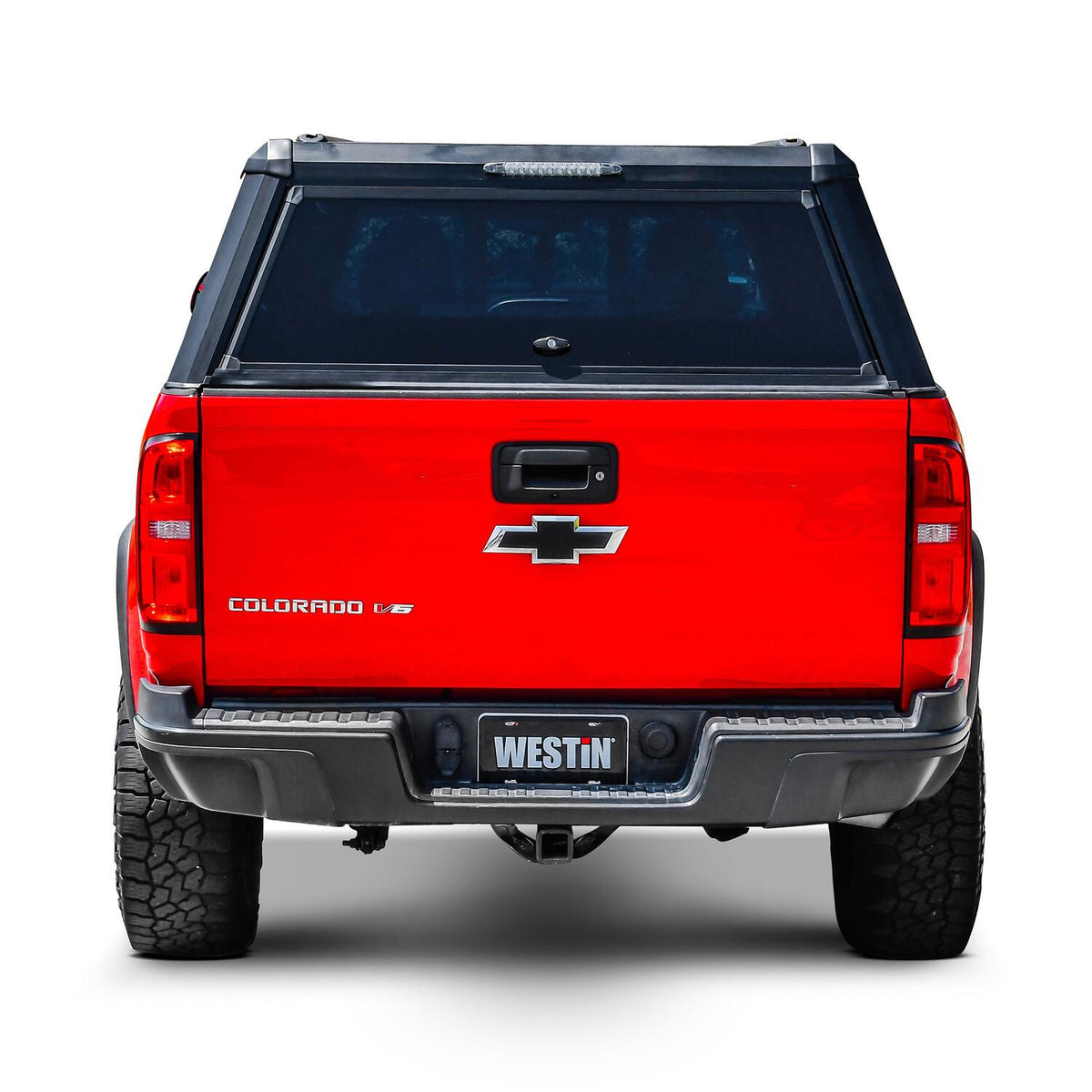 Chevrolet Colorado & GMC Canyon 2015-2022, Westin EXP Truck Cap, Solid Front Glass, Matte Black, view 14