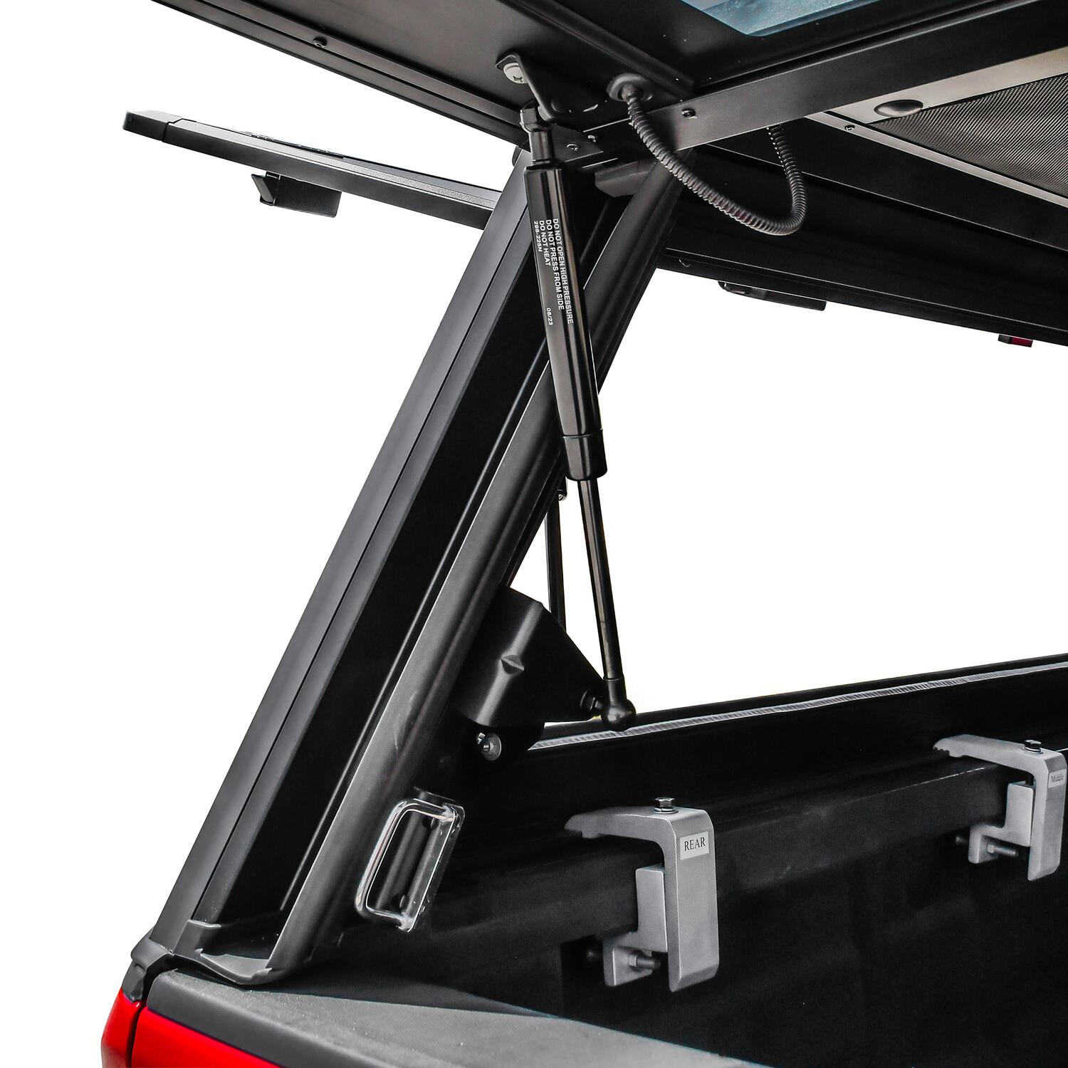 Chevrolet Colorado & GMC Canyon 2015-2022, Westin EXP Truck Cap, Solid Front Glass, Matte Black, view 17